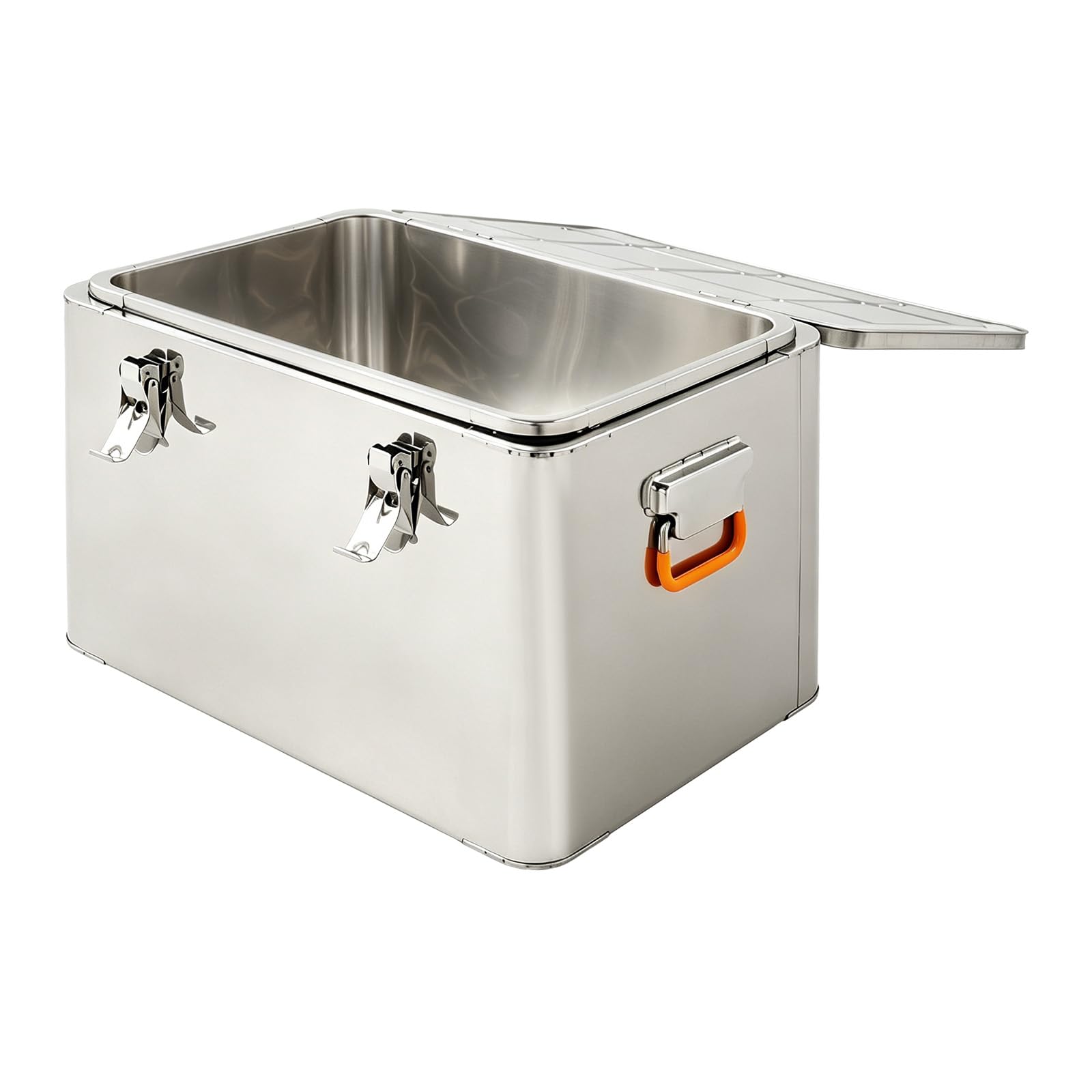 Eisbehälter 65L Edelstahl, isolierte Kühlbox für Party, Camping & Catering | Getränke kalt stellen, hält Eis lange rostfrei für Veranstaltungen Gastro-Lagerung Bier kühlen, Saft kühlen