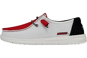 Hey Dude Women's Wendy NCAA Cardinal Slip-On Loafers