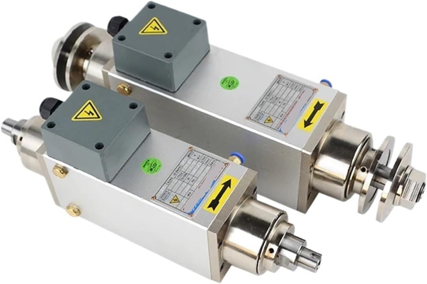 Double Head Cutting Machine Tool 8000RPM Precision Air Cooled Computerized Numerical Control Router Motor