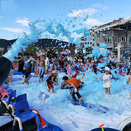 Cañón de espuma grande, máquina de espuma de 3000 W, cañón de nieve para fiestas, parques acuáticos y piscinas miniatura 2