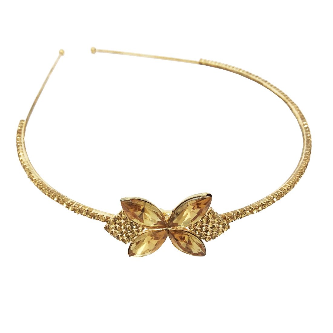 AccessHer Rhinestone Metal Hair Band Crown for Girls, Women (B071DY22GV) Amazon Price History, Amazon Price Tracker