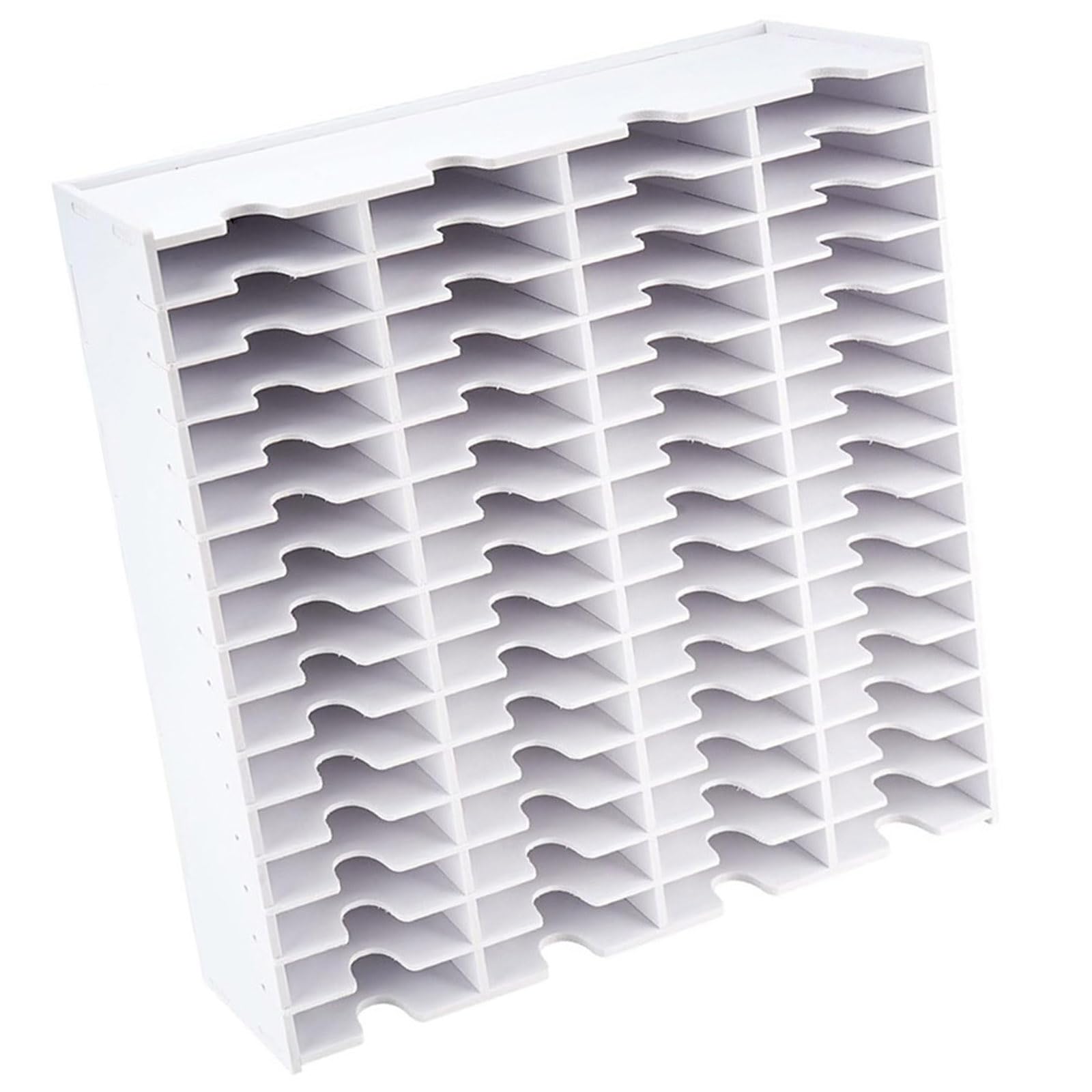 Aufbewahrungsboxen, 18/36/51/60 Fächer, Stempelkissen-Organizer, Wandmontage, Bastelregal für Stempelkissen und Arbeitsbereiche, Effizienz