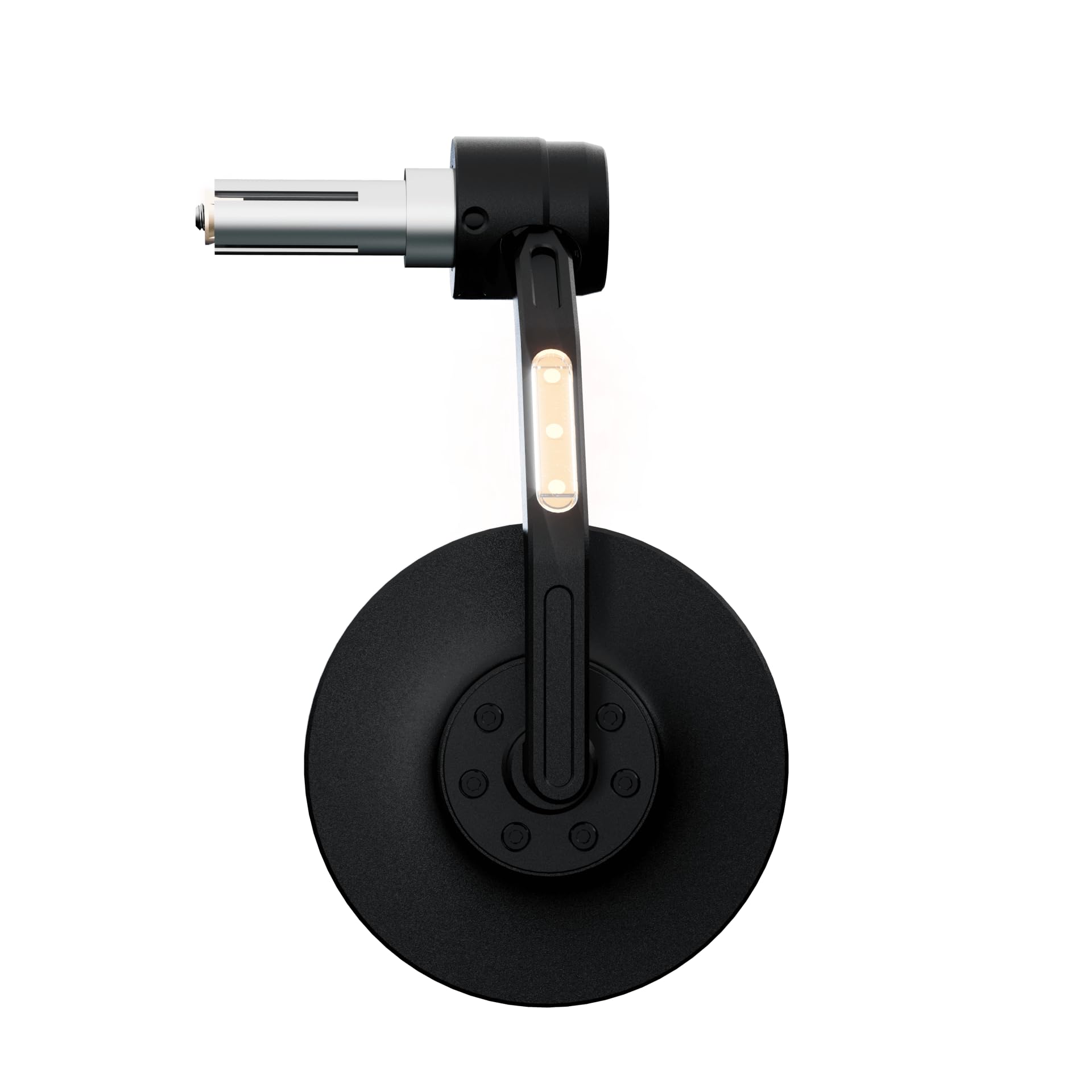 Lusterko kierownicy kierownicy HIGHSIDER CONERO EVO BLACK EDITION z kierunkowskazami LED