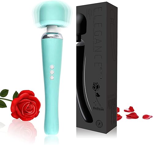 Masajeador portátil inalámbrico, 8 velocidades múltiples y 8 modos, masajeador eléctrico de mano para alivio muscular perfecto para espalda, cuerpo,