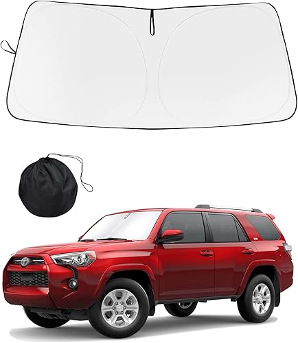 Parasol de parabrisas de ajuste personalizado para 4Runner 2010-2025  Protector solar SUV de 5 generación  Bloqueo UV máximo y reducción de calor