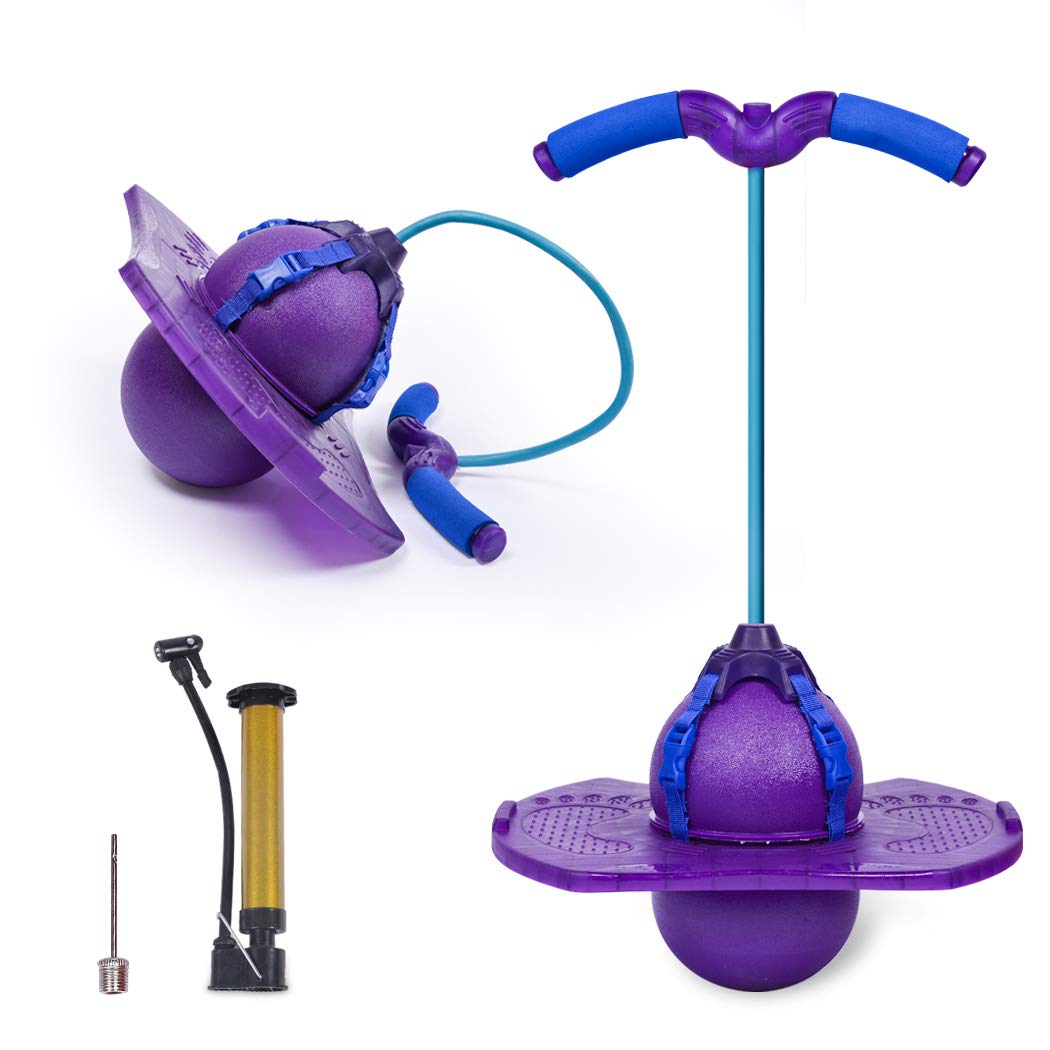 Buy Genrics Pogo Bouncing Ball, with Handle and Ball Pump, High Jump