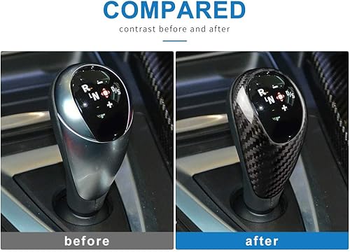 Miniatura 4 de AIRSPEED Cubierta interior de la perilla de la palanca de cambios para BMW M2 F87 M3 F80 M4 F82 M5 F83 F10 F12 F13 X5M F85 X6M F86 accesorios, fibra