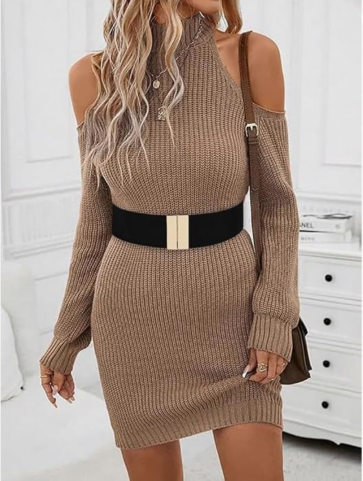 Metal Buckle Wide Belt, Stylish Stretch Waistband, Women Vintage Stretch Belts for Dresses Decoration2