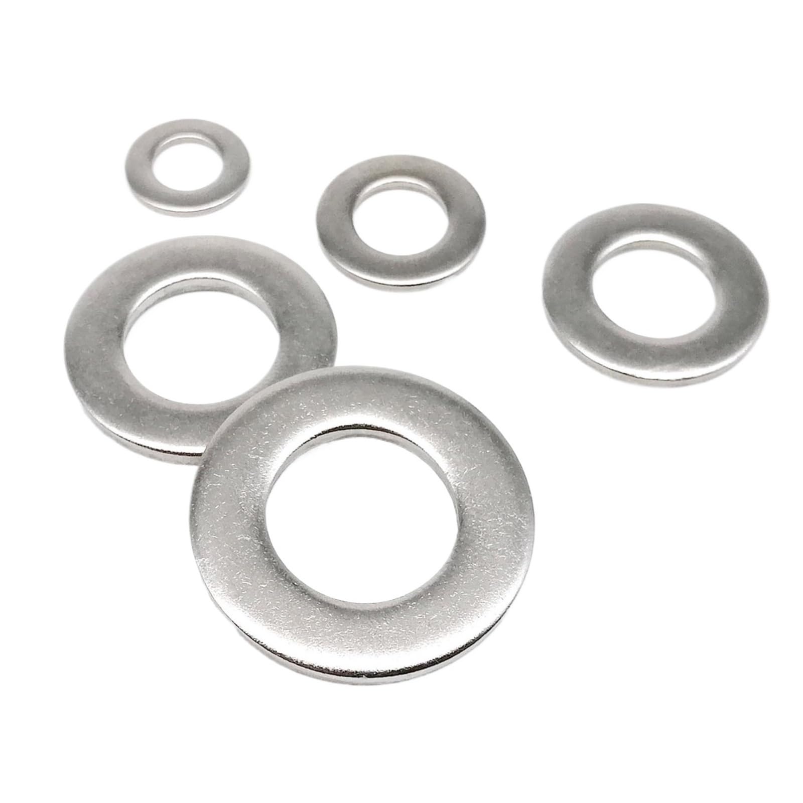 Rondelles en acier inoxydable M12 A2-70 joint plat rond mécanique 50 pièces