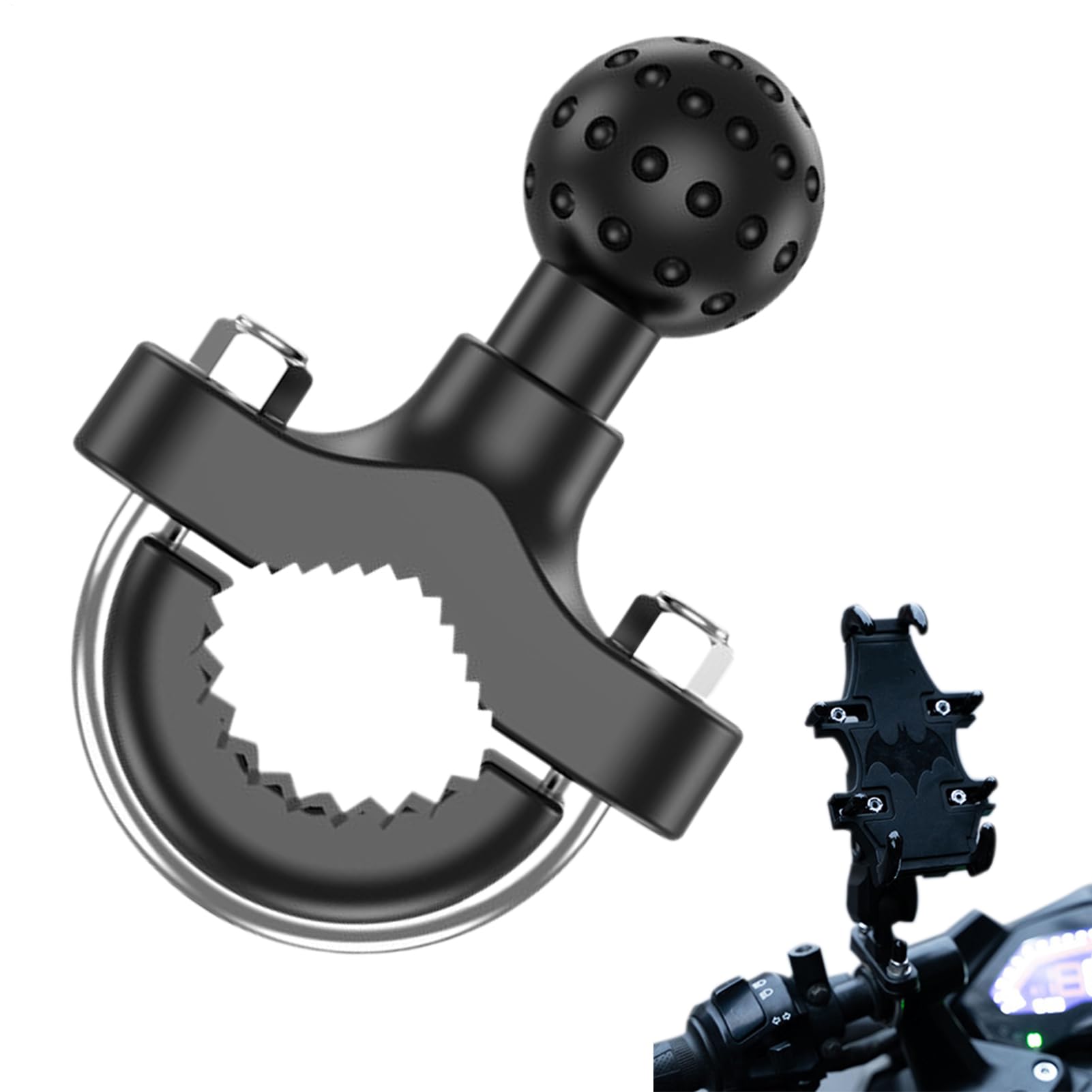 Soporte de bola para moto con base de acoplamiento impermeable 8