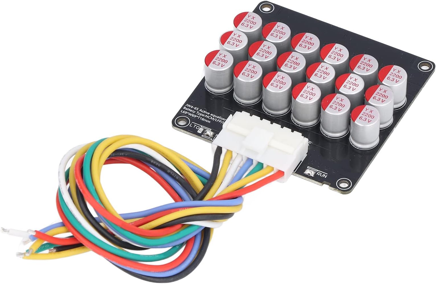 Wedinard Battery Balancer, 1.8V-4.5V Active Battery Equalizer Wide Application for LTO LFP LPO NCM 4-6S