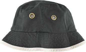 Newhattan Men's 100% Cotton Bucket Hat 