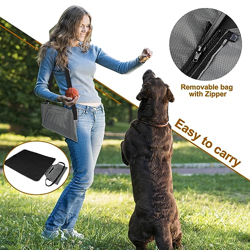 YFbrite Faltbare Outdoor Hundematte| Innen hundedecke waschbar | Gestepptes Kunstleder hundematte wasserdicht| Camping Decke Hund Katze Mat (S)