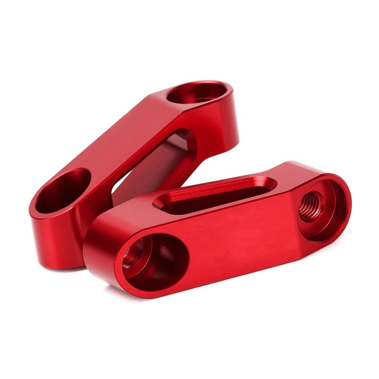 Motorcycle Adjustable Mirrors Riser Extension Bracket Mount Accessories Fit For Bajaj Dominar 400 Pulsar 200 NS RS AS Dominar400 Przedłużacz mocowania(Red no logo)
