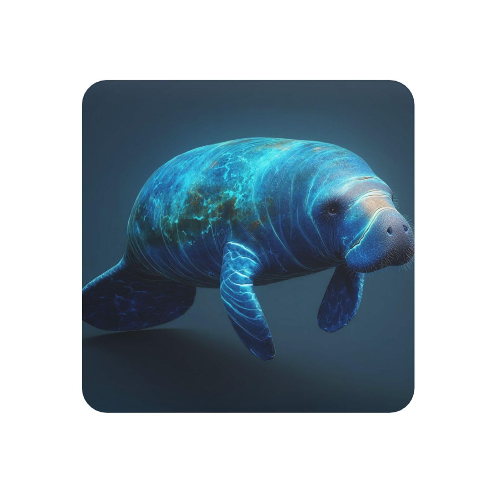 Fridge Magnets Waterproof Personalized Magnets for Fridge Ocean Animal Manatee Refrigerator Magnets Home Decoration Magnetic Sticker for Locker Accessories Whiteboard Kitchen Office Decor