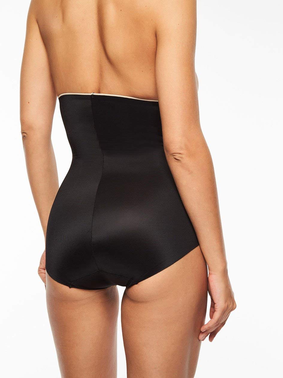 Chantelle BASIC SHAPING, Culotte Vita Alta, Intimo Modellante, Nero, 42