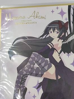 Amazon.co.jp: 魔法少女まどかマギカ 暁美ほむら 色紙 箔押し