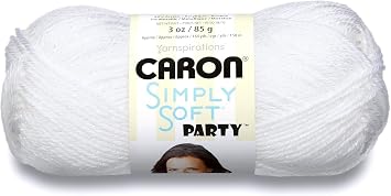 Caron Simply Soft Party Yarn 3-Pack Snow Sparkle H97PAR-1