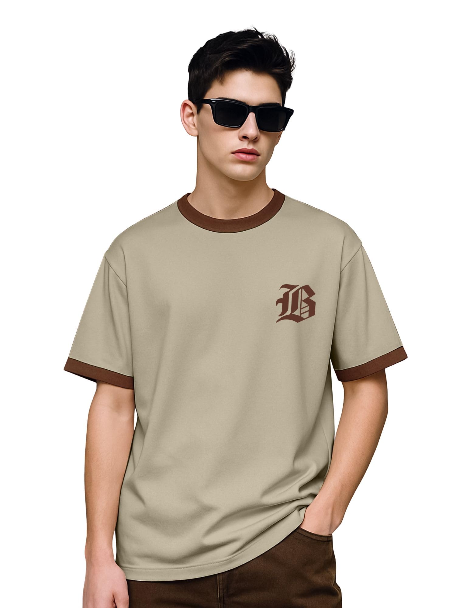 maniac || Mens ||Printed B ||Round Neck ||Half Sleeve||Tshirt-picture-35
