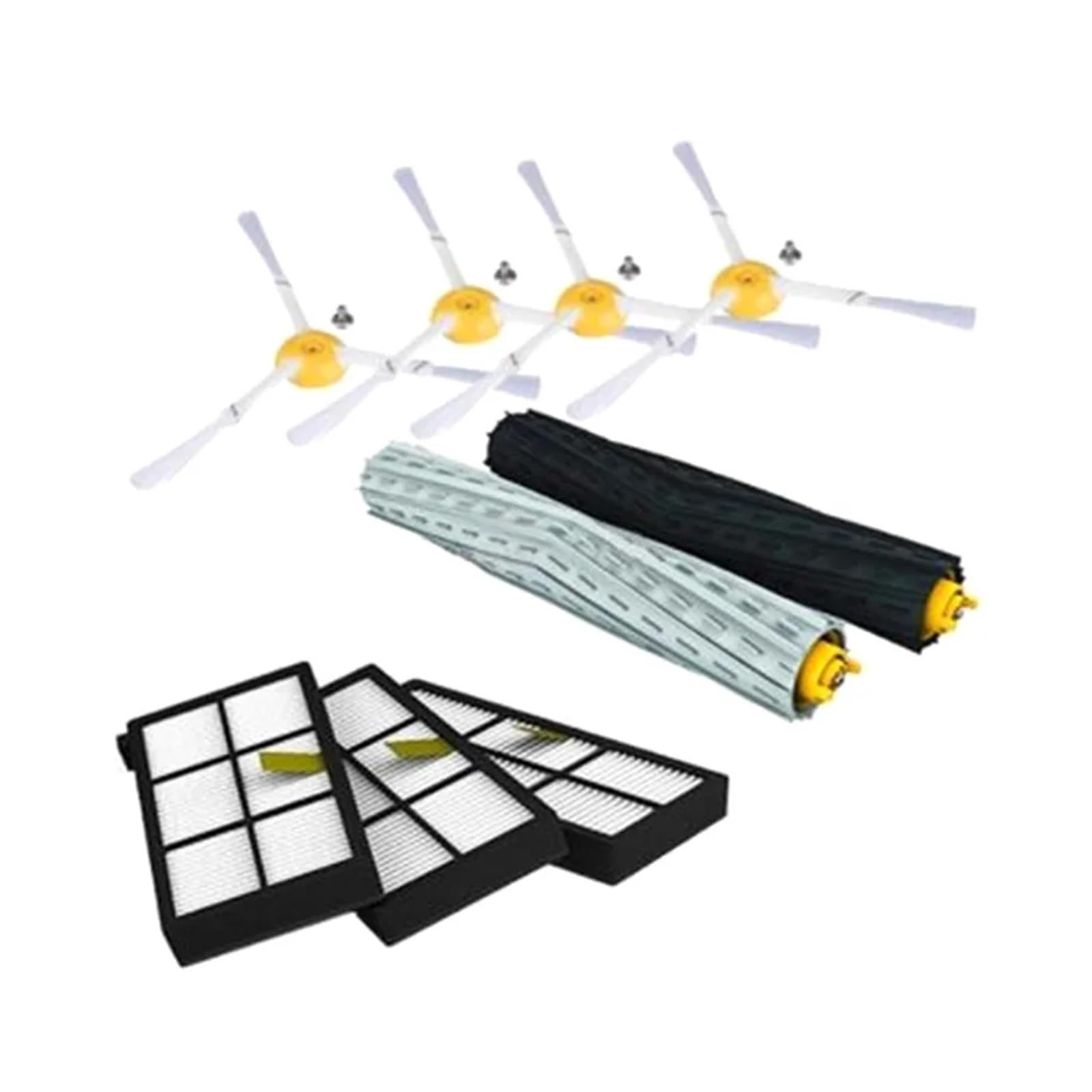 Filtres de brosses latérales et rouleau pour iRobot Roomba 980 900 896