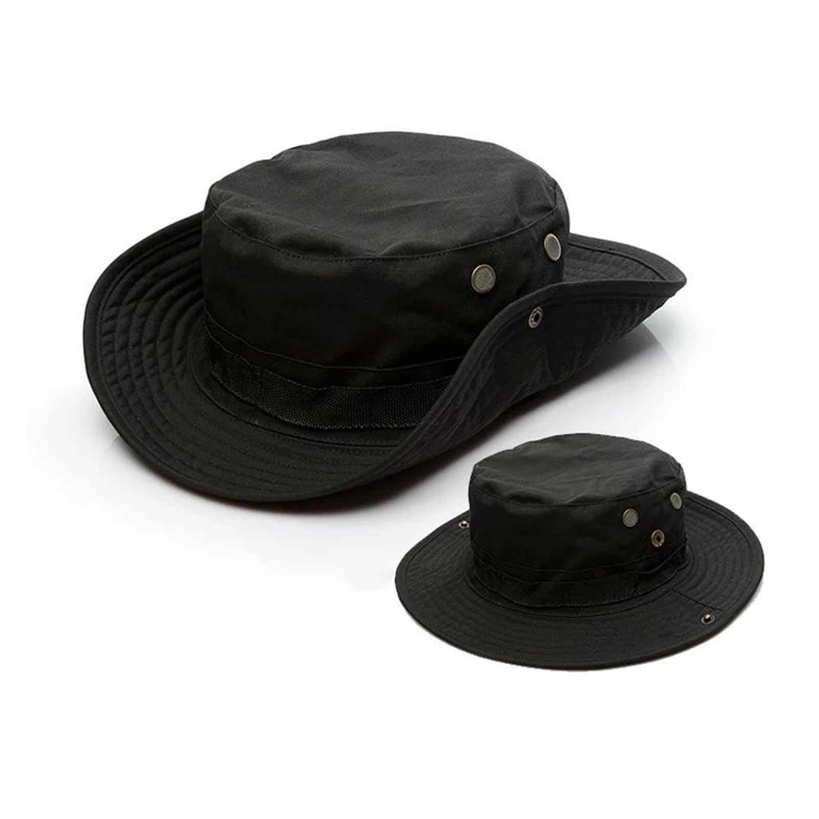 2 unids/set sombrero de ala ancha conjunto hombres gorra protección solar for exteriores senderismo Camping pesca sol pescador