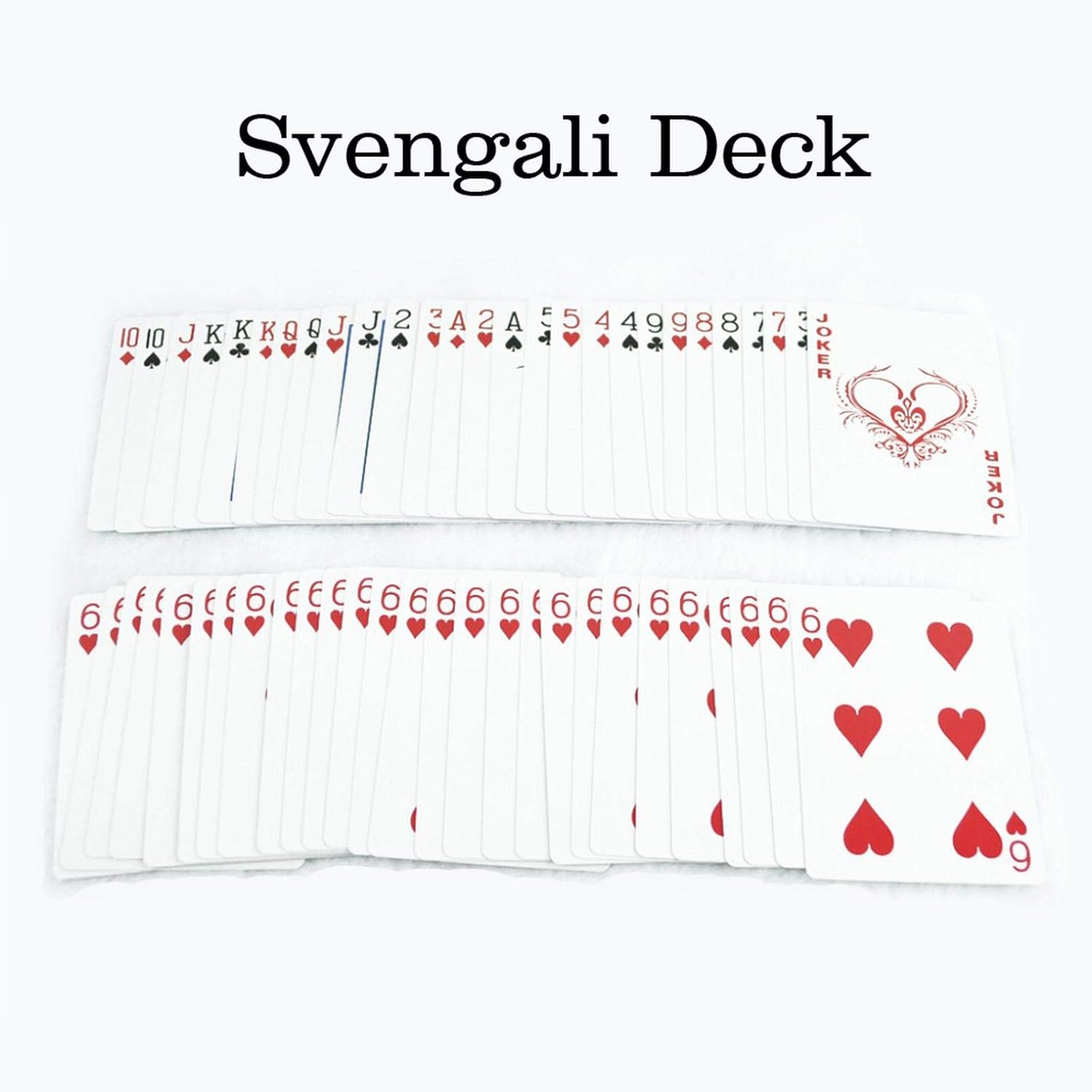 ZQION Svengali Deck Magic Gimmick Card Magic Tricks Cards Magician Props Magic Cards Close Up Street Magic