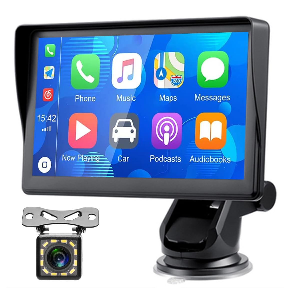 Amazon | ポータブルワイヤレスApple CarPlayおよびAndroidオートカー