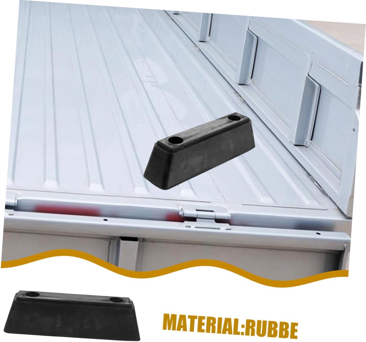 Industrial Rubber Bumper Guard for Trucks Heavy-Duty Rear Cargo Protector Anti-Collision Cushion Stylish Design for Rearend Damage Protection