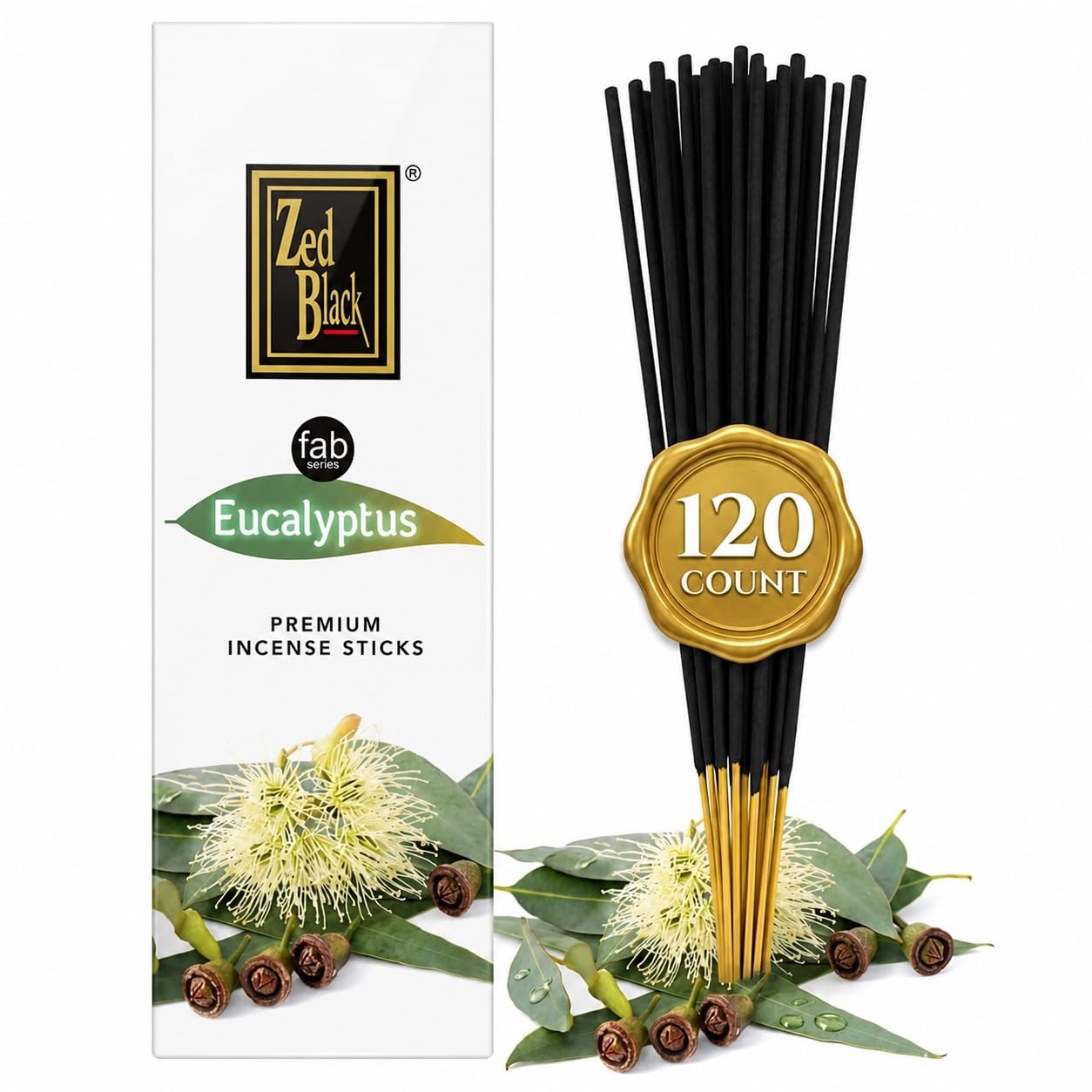 Amazon.com: Eucalyptus Incense Sticks 120 Count | Natural Hand
