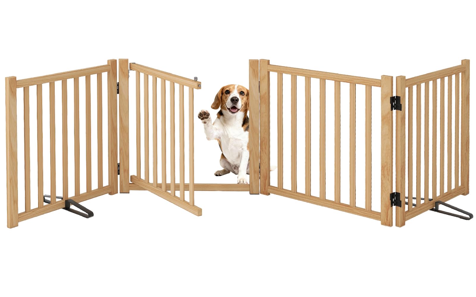 Amazon.co.jp: Oapety ペットゲート ドア付き 置くだけ 犬 ゲート