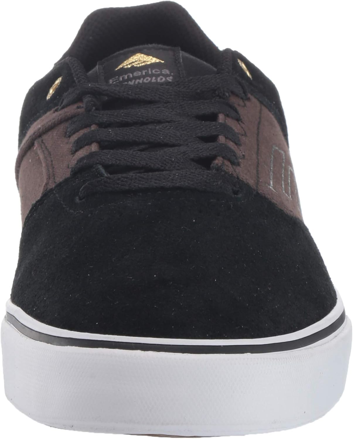 Emerica Men's The Reynolds Low Vulc Skate Shoe 6.5 Medium US Black/Brown/Grey