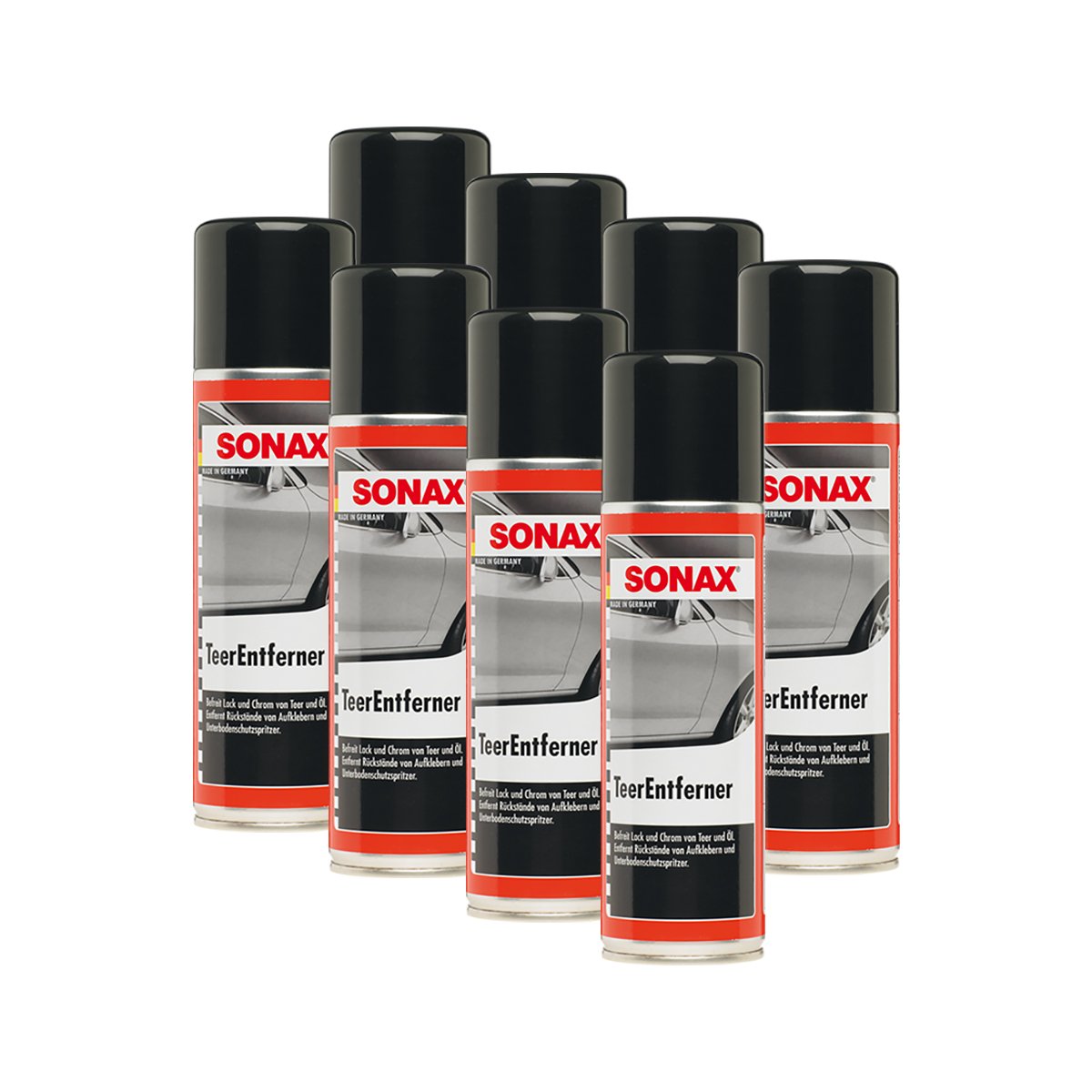 SONAX 8X 03342000 TeerEntferner Ölfleck Teerfleck Entferner 300ml