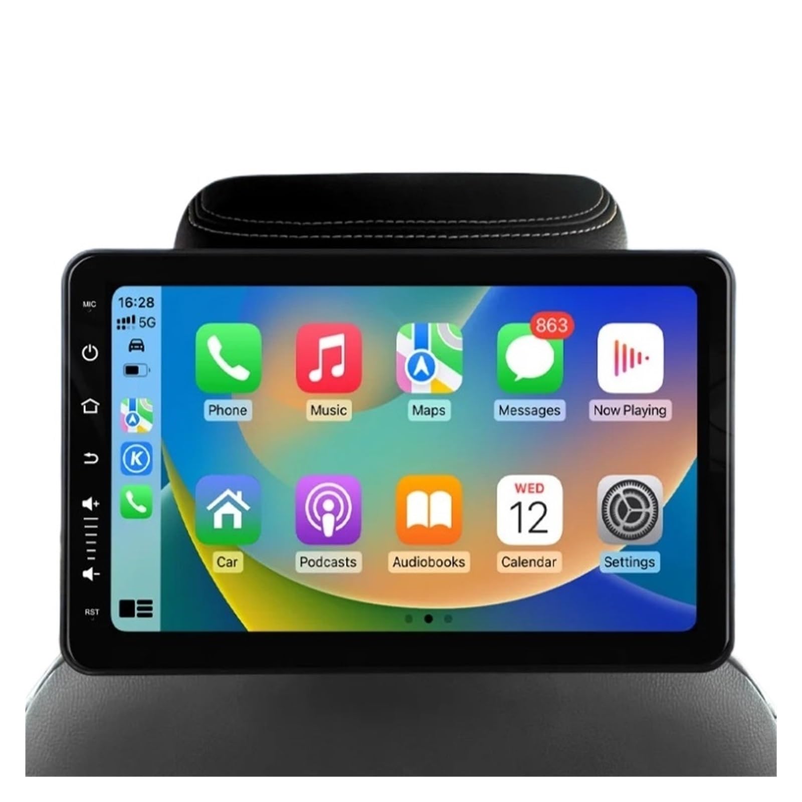 Monitor De Reposacabezas con Pantalla Táctil IPS For Asiento Trasero Coche, Reproductor For, WiFi, Vídeo, Música, FM, Bluetooth FáCil Instalación para Viajes(1 pc HDMI A4)