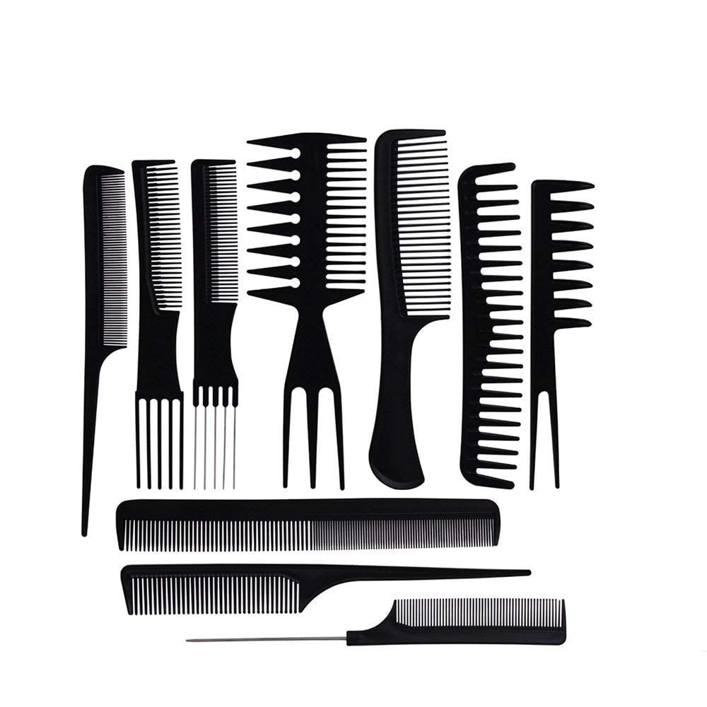 Professional Multipurpose 10 Pcs Hair Comb Set Styling Comb Kangi Salon Kit Combs Comb Come Hair Comp