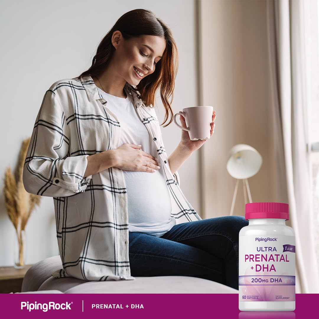 Piping Rock Prenatal Vitamins for Women with DHA | 60 Softgels — Amazon image 6