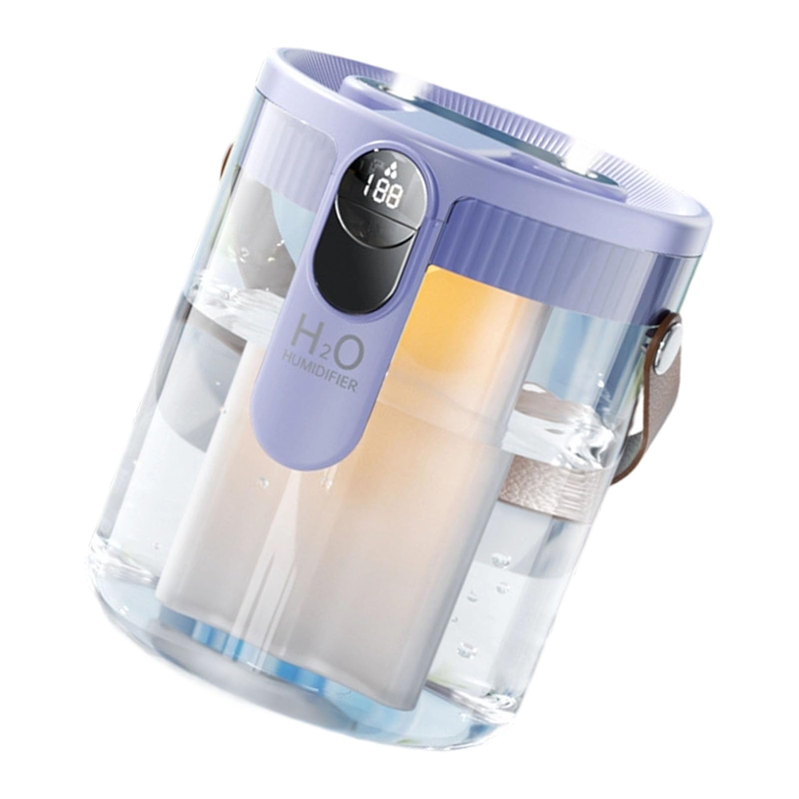 Buxuaaaa Purple Capacity Humidifier Usb Triple/Double Misting Home Dormitory Bedroom Desktop With Small Night Light Accessories Portable Humidifier