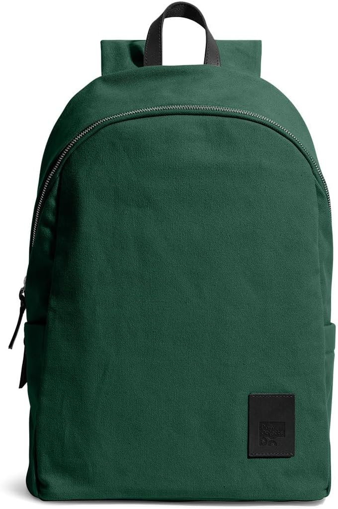 Pedal Everyday Stylish Laptop Backpack Compatible with upto 14 inch Laptop | Unisex Travel Backpack | Made of Durable Canvas Material | Zippered Compartments with Pockets - Forest Green