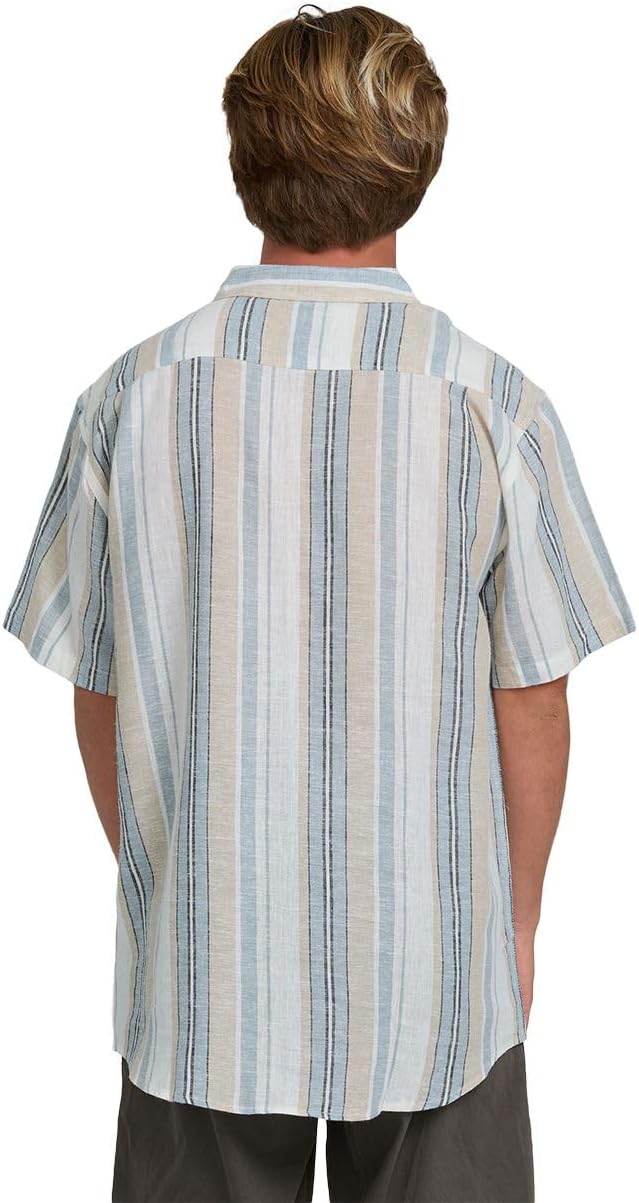 Billabong Men's All Day Stripe Short Sleeve