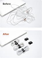 Vista 4 de CableCreation Bridas para cables, resistentes correas autoadhesivas con pegamento trasero, correas de gestión de cables, organizador de cables