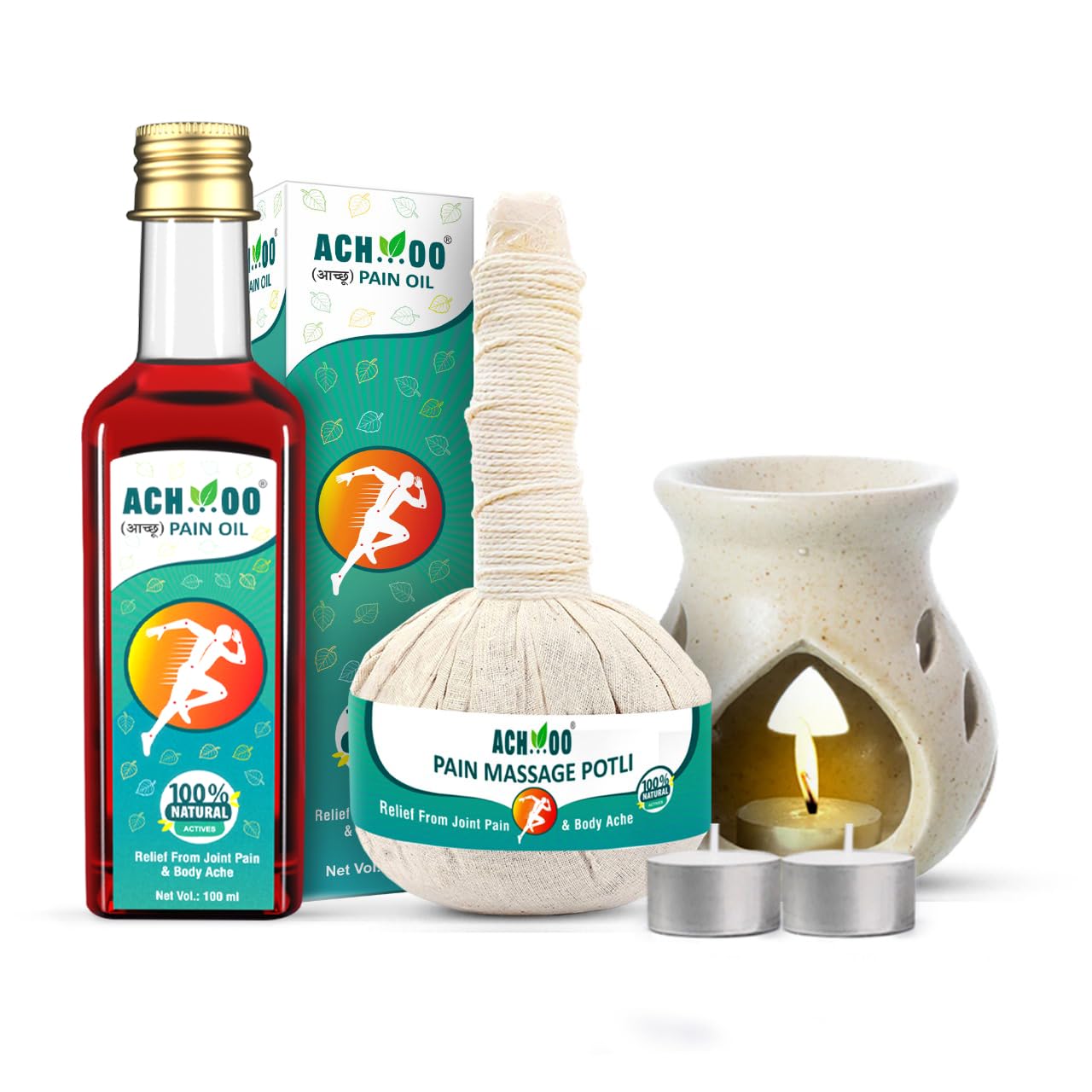ACH...OO Herbal Pain Relief Oils (Pain Relief Kit)