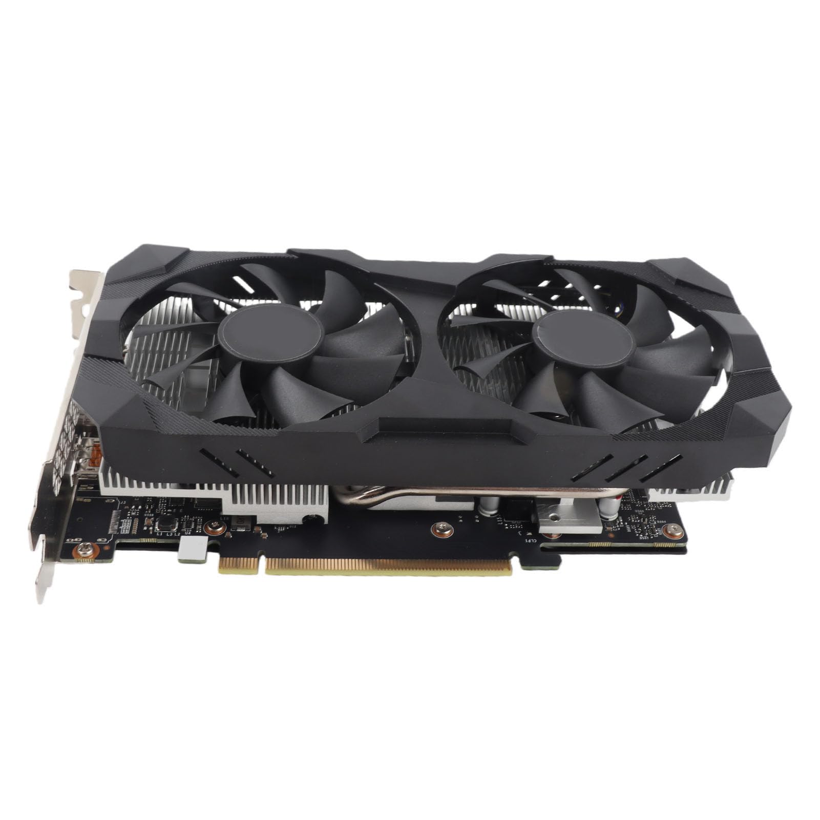 Jectse Karta Graficzna 6 GB GDDR6 192-bitowa Karta Graficzna do Gier z Podwójnymi Wentylatorami Chłodzącymi, Komputera Stancjonarnego do Gier 1080p 2K AAA