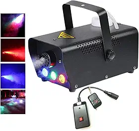 Maquina De Fumaça 1000w Luzes Rgb Led Iluminação Controle Remoto DMX DJ Festa (220v)