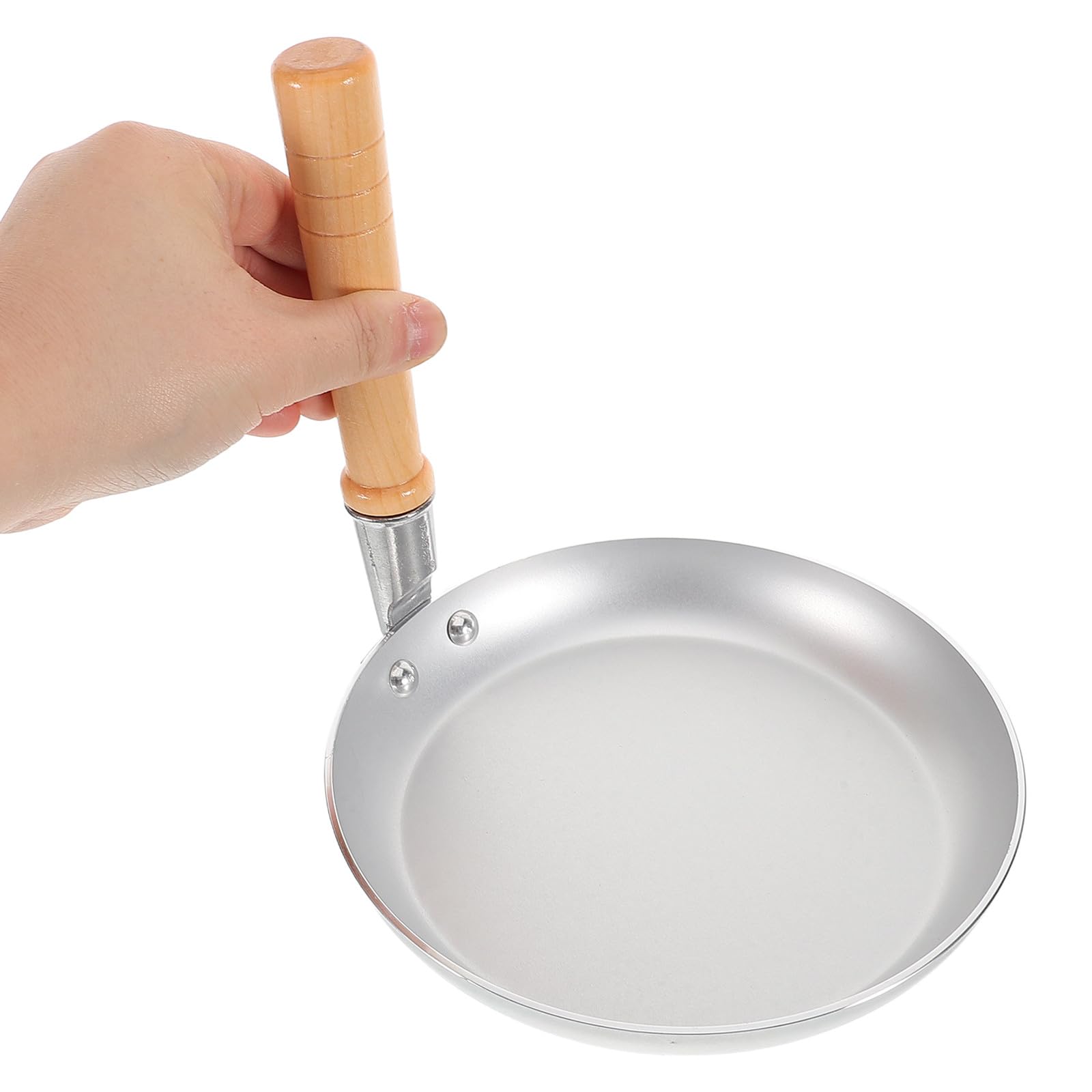 Toyvian Padella Giapponese per Uova Antiaderente Rivestimento Ergonmico per Tamagoyaki, Padella Piccola per Colazione e Uova