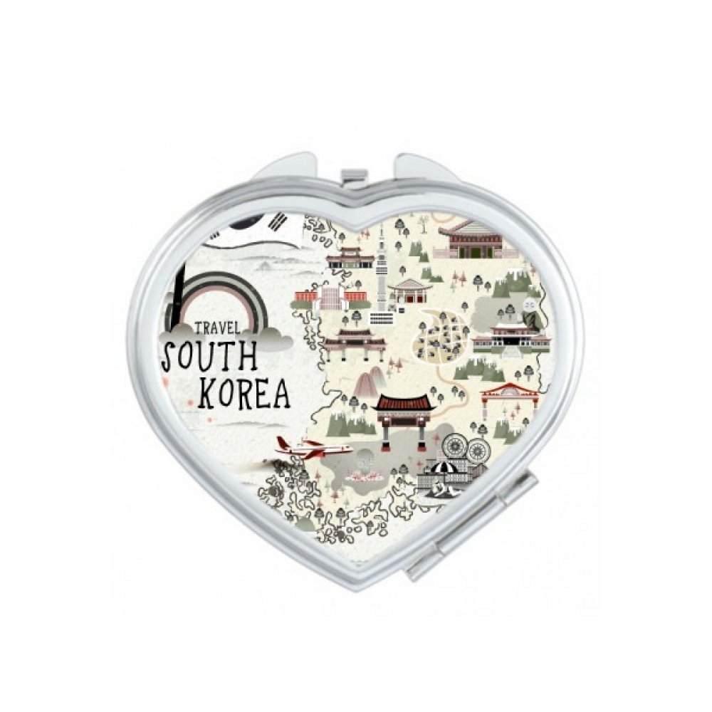 Miroir de maquillage format compact à emporter partout lors de vos déplacements