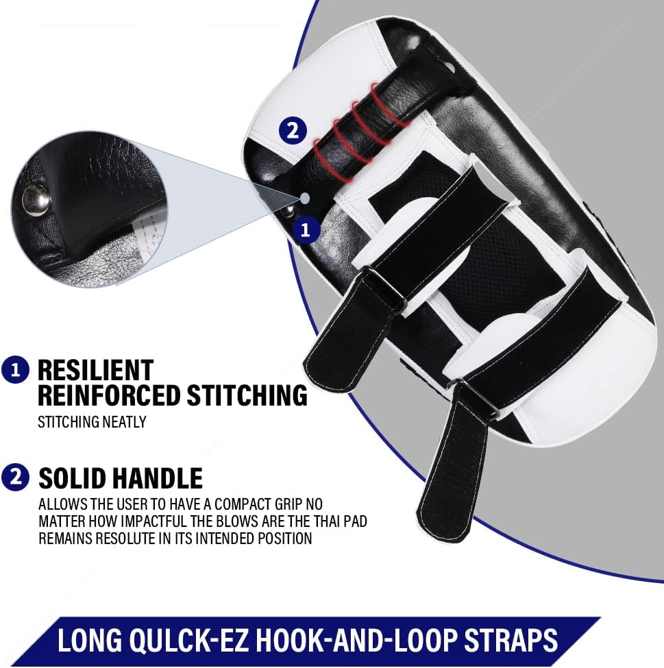 Muay Thai Pads for Kickboxing, Boxing Kick Pads, Kick Shield for MMA Boxing Training(Sold as Single) : Sports & Outdoors