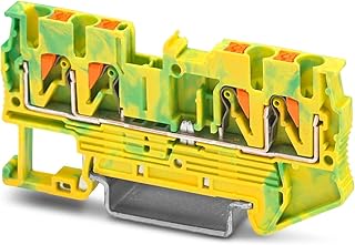 3209594, Conn Term Blk DIN Rail Ground Push-in Conn 26-12 AWG Green-Yellow 5.2mm W