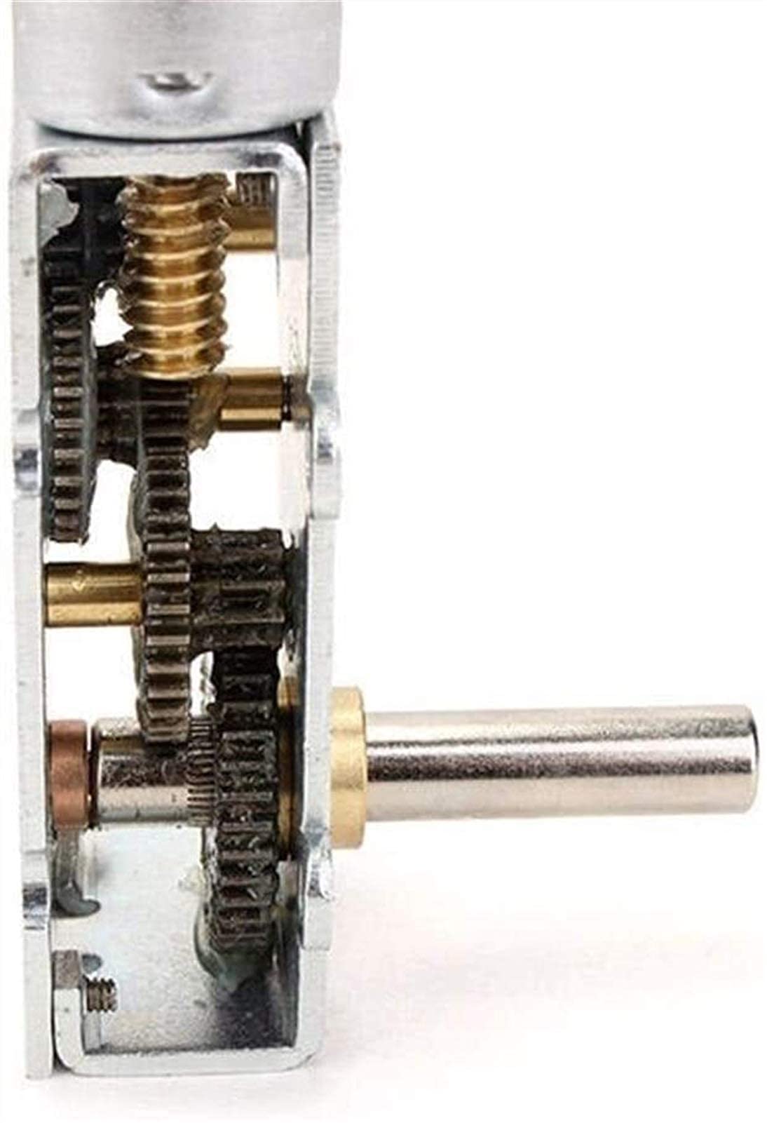 Mechanical Parts, GW180 Low Speed High Torque Turbo Motor DC 12V 13rpm Worm Gear Reducer Motor Gearheads Tools