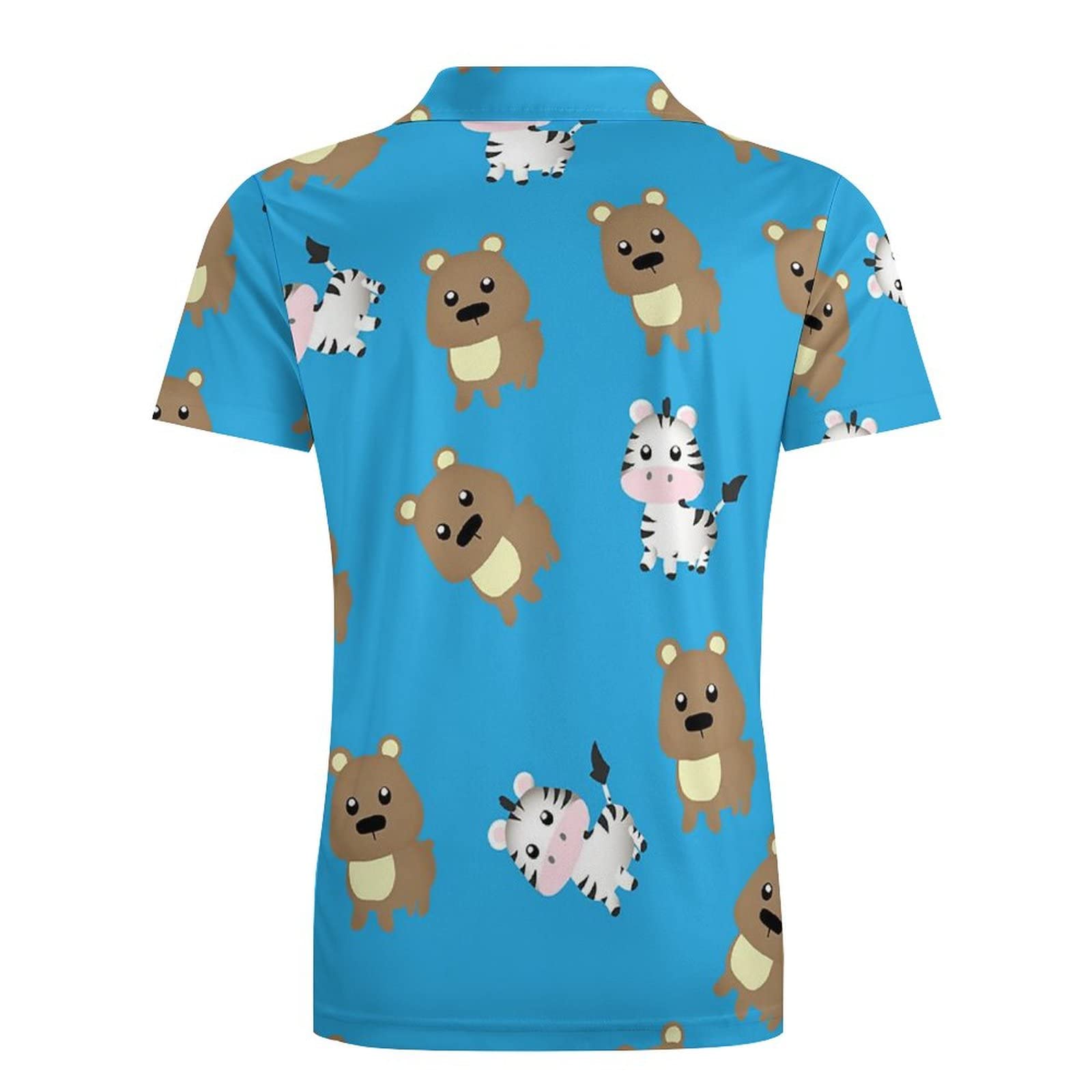 Amazon.co.jp: ポロシャツ 半袖 メンズ POLOシャツ かわいい アニマル 