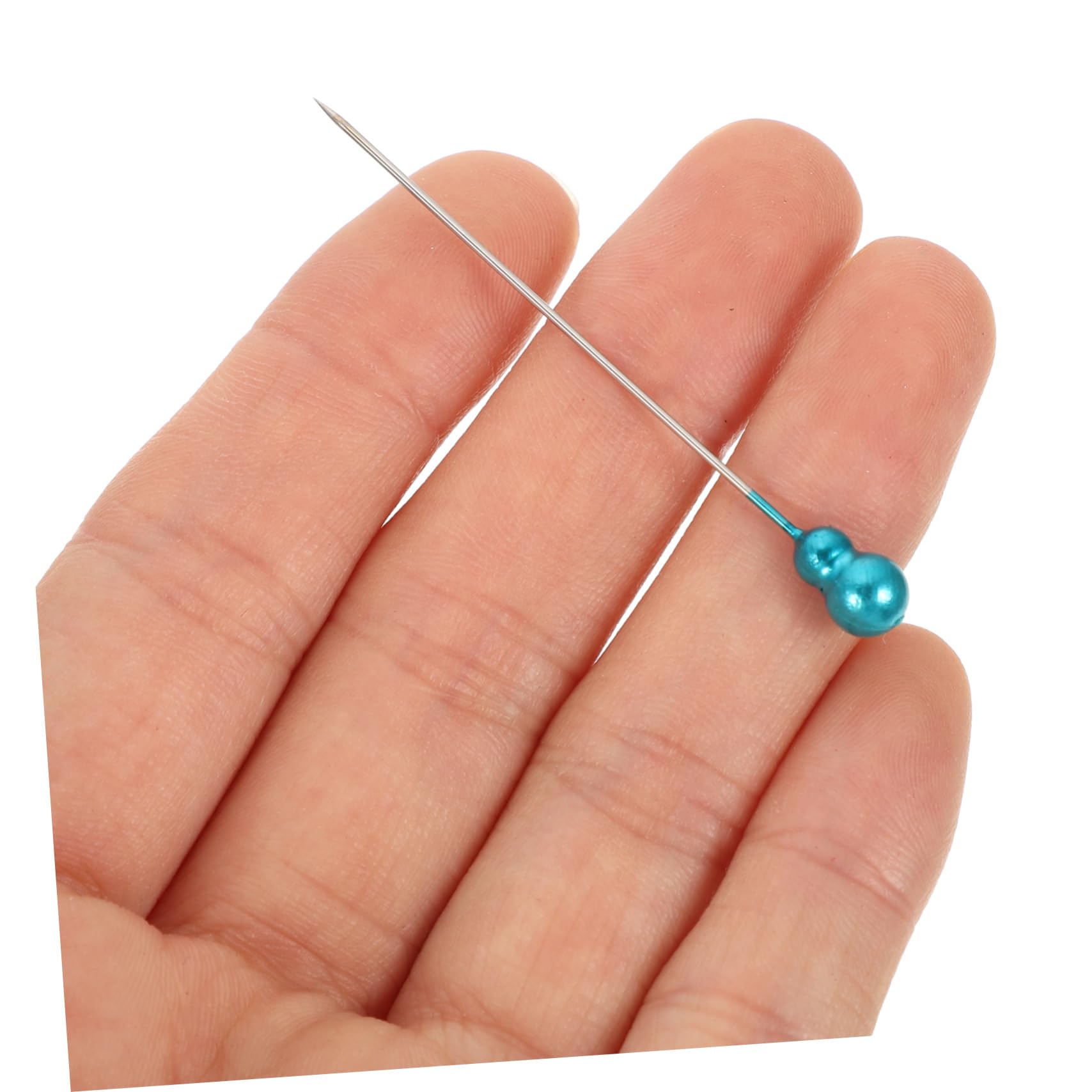EXCEART 600piezas Alfileres De Cabeza De Perla para Coser Acolchar y Manualidades Agujas Rectas para Tela y Decoraciones De Bodas