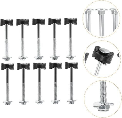 Miniatura 2 de VANZACK 20 piezas de tornillos para trampolín herramientas para niños, tornillos autorroscantes, tornillos fijadores de trampolín, herramienta de